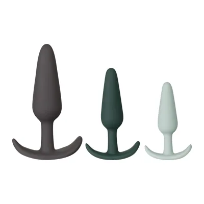 Amaysin Triple Analplug Set in der Übersicht der Analplugs und Alternativen (Produktfoto von Sinful)
